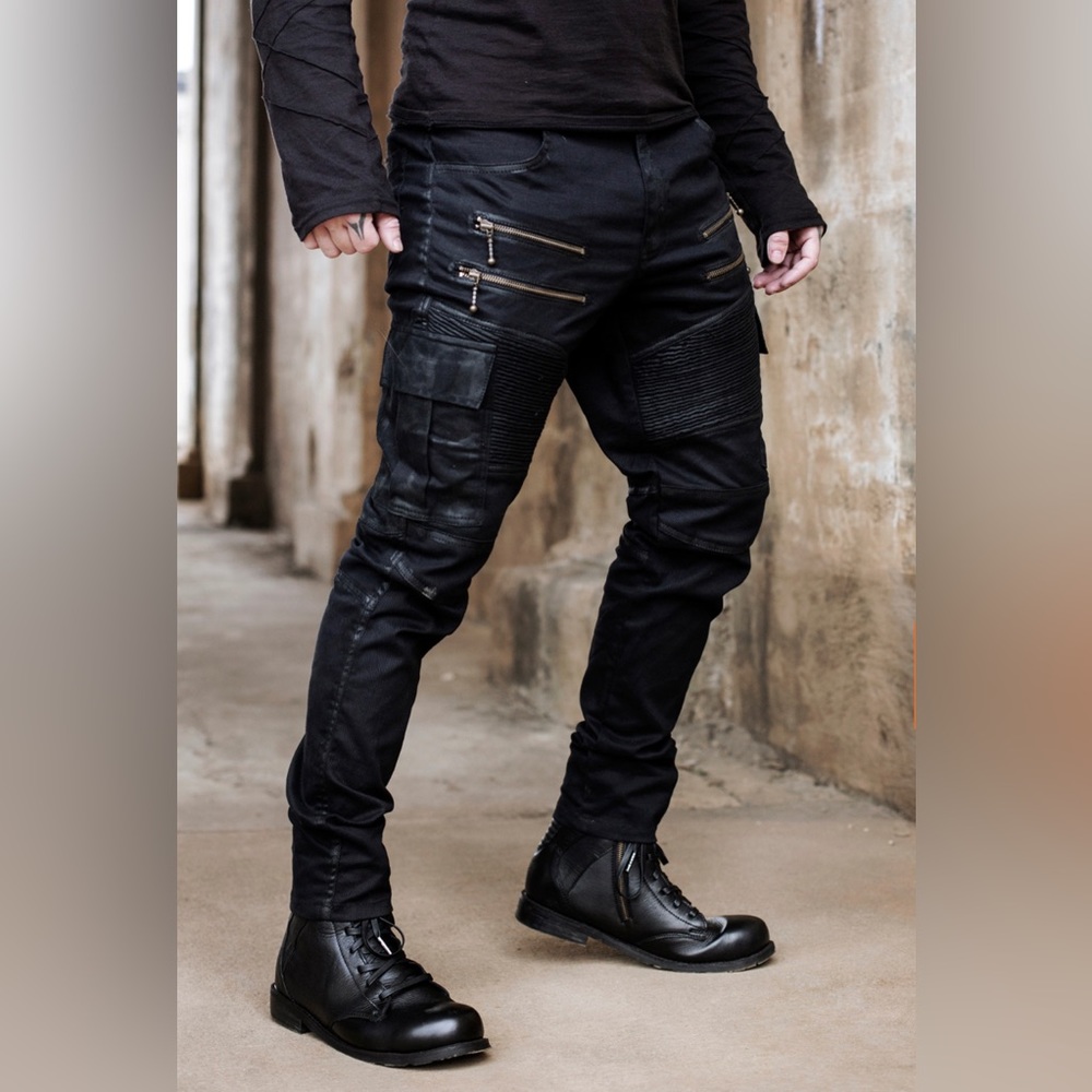 883 POLICE Black Jeans ˋRick Owens Style‘ - Picture 15 of 15
